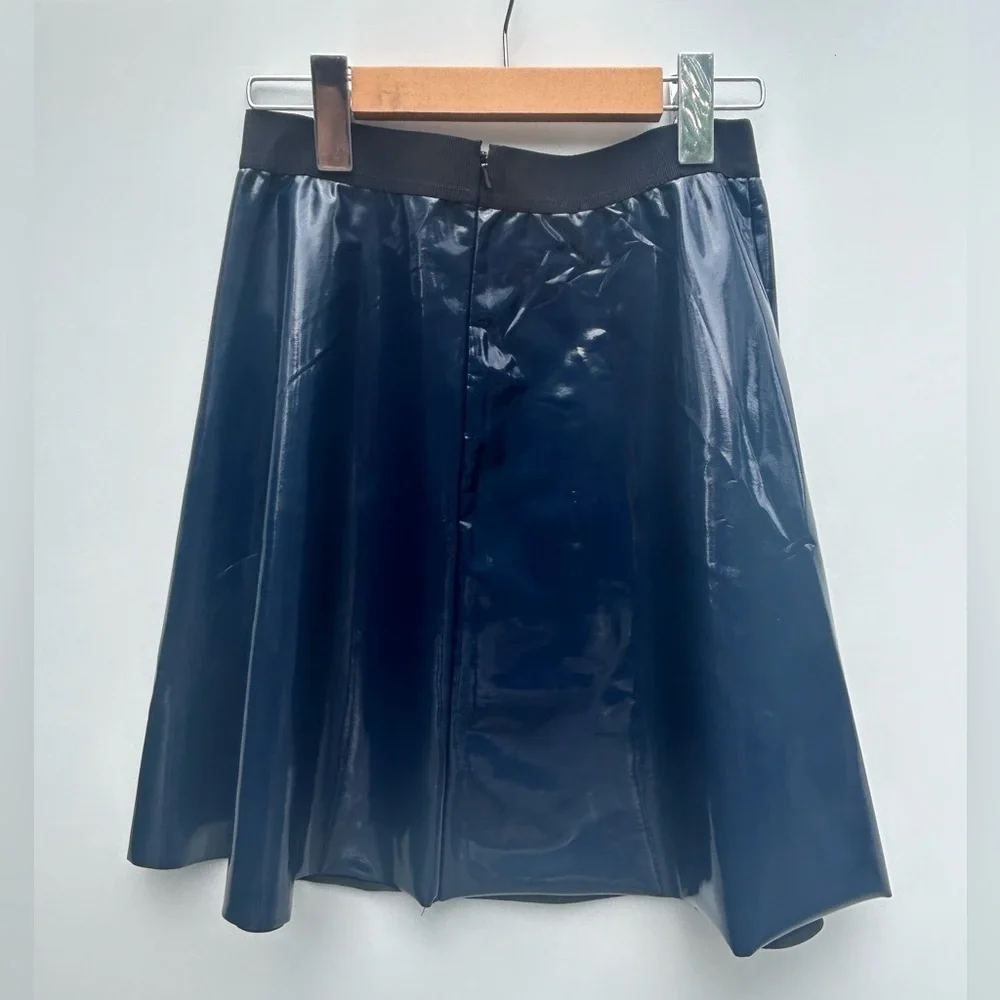 Pinko Skirt navy blue designer High Waist made in Italy